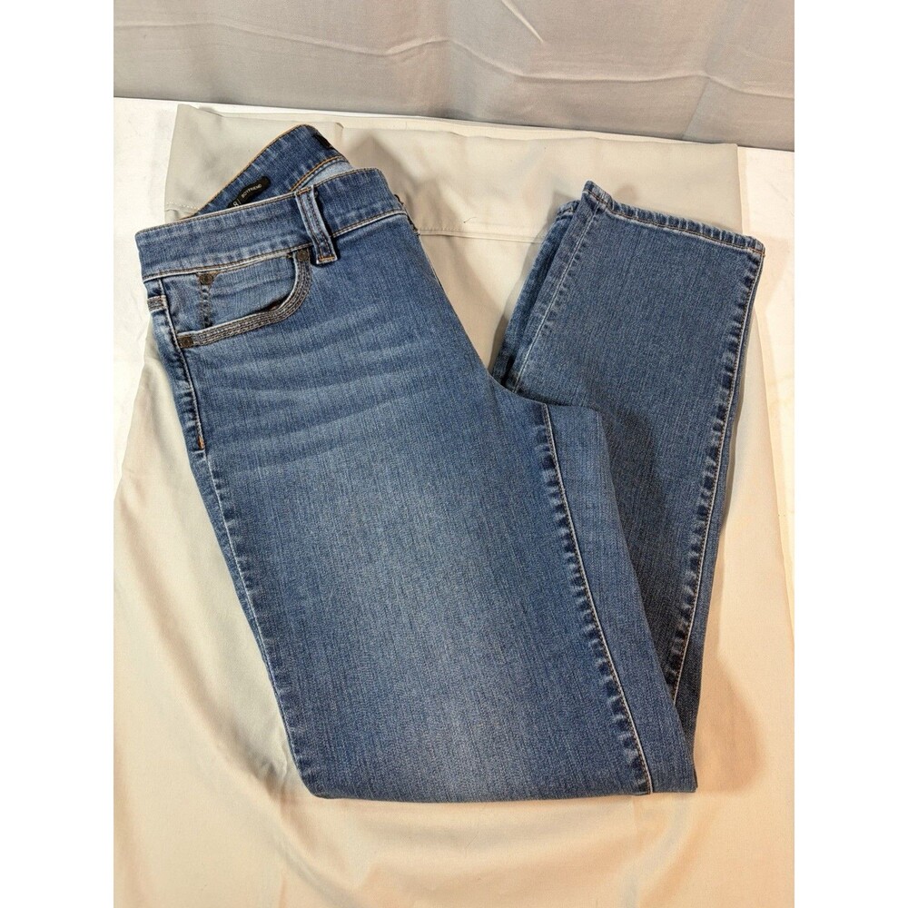 Talbots Women's Jeans Simply Flattering 5 Pocket Boyfriend Stretch Size 8 EUC